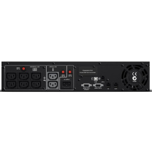 CyberPower PR1000ELCDRT2U Rack/Tower UPS, Multifunction LCD panel, 8× IEC320 C13, adjustable output